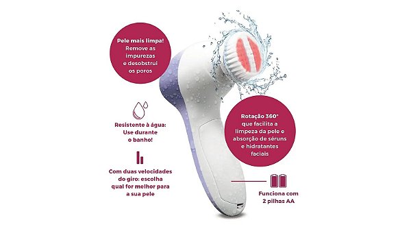 Kit Spa Facial Lilas 4 Em 1 Hc180 Multilaser [F083]