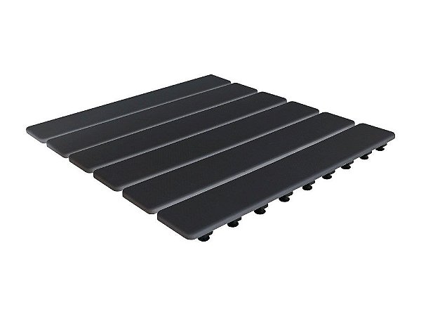 Estrado Antiderrapante Para Banho Preto Mobilitta Perfetto [F083]