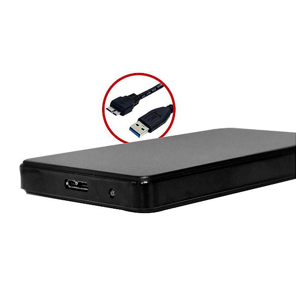 Gaveta Hdd Ext 2.5'' C3tech Ch300bk Usb 3.0 Preta [F083]