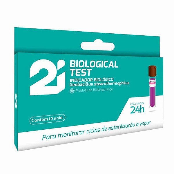 Indicador Biológico 2i Caixa Com 10 Ampolas - 24 Horas [F083]
