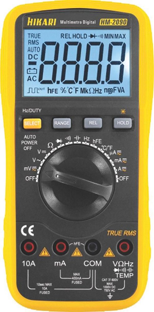 Multímetro Digital Hm-2090 True Rms [F083]