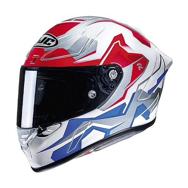 Capacete Hjc Rpha 1 Nomaro Vermelho Branco Azul E Cinza 58 [F016]