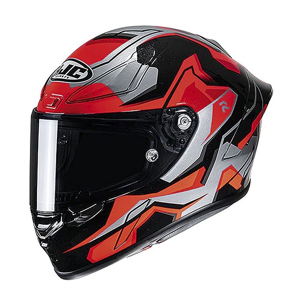 Capacete Hjc Rpha 1 Nomaro Vermelho Preto E Cinza 56 [F016]