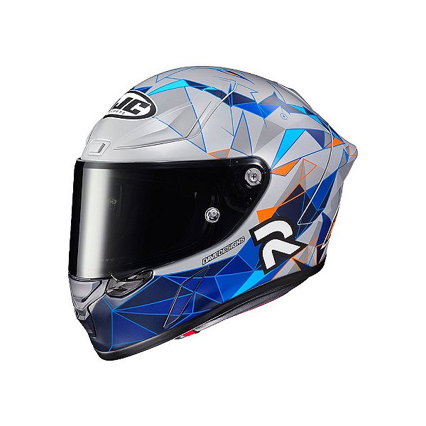 Capacete Hjc Rpha 1 Pol Espargaro Moto GP Preto E Azul 56 [F016]