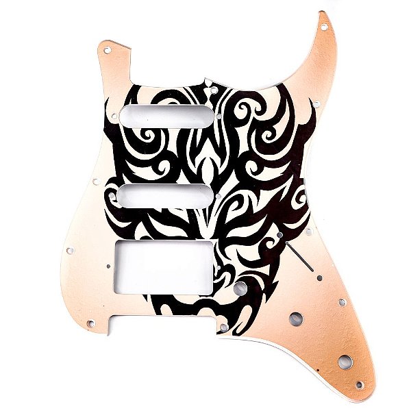 Escudo Guitarra Am Strat HSS Máscara Tribal Spirit 110-MT [F035]