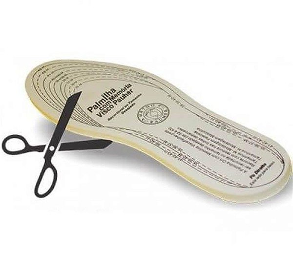 Palmilha Com Memória Visco Pauher Ortho Pahuer Ac025 [F083]