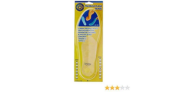 Palmilha Plana Siligel Infantil 25/26 Ortho Pahuer 12000i [F083]