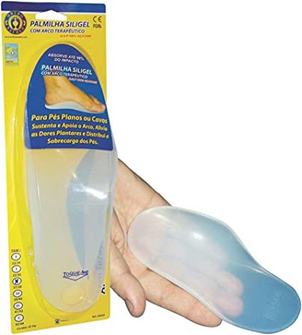 Palmilha Siligel C/ Arco Terapeutico Infantil 31/32 Ortho Pahuer 8000i [F083]