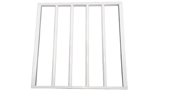 Grade De Proteção Em Alumínio Esquadrias Brasil 50x50branco [F123]