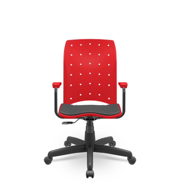 Cadeira Ergoplax Presidente Relaxplax Cereja