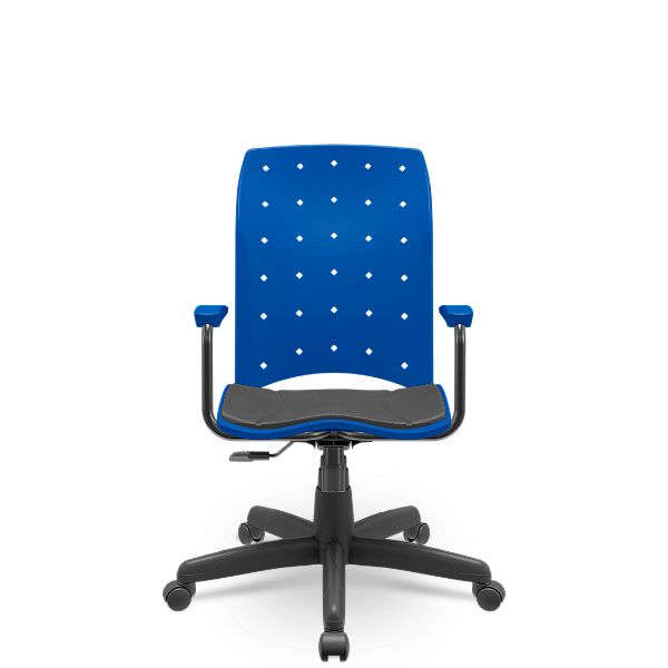 Cadeira Ergoplax Presidente RelaxPlax Azul