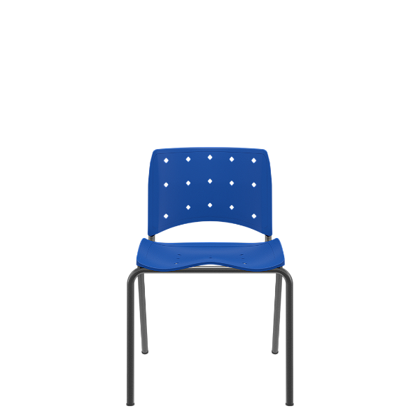 Ergoplax Secretária Fixa 4 Pés Slim Azul