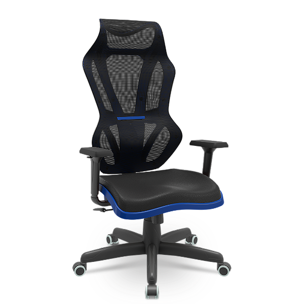 Cadeira Vizon DZ Tela Square RelaxSystem Azul
