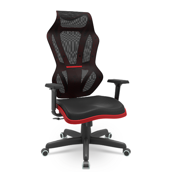 Cadeira Vizon DZ Tela Square RelaxSystem Vermelho