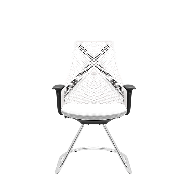 Cadeira Bix Assento Aero Branco Aproximação