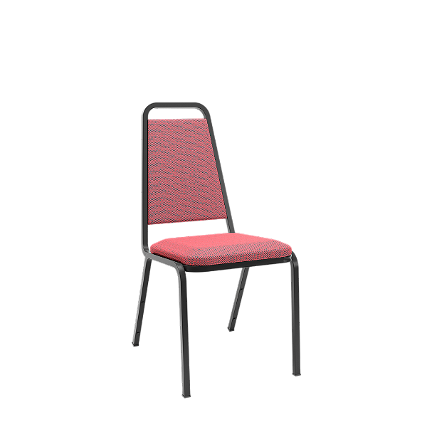 Cadeira Empilhável TH2 Vermelho/Preto