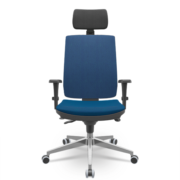 Cadeira Brizza Soft Azul Poliéster Slider