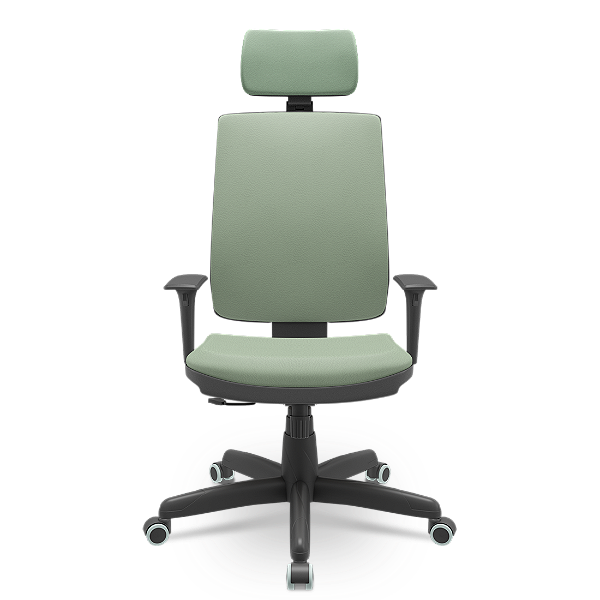 Cadeira Brizza Soft Verde Vinil Relax Plax