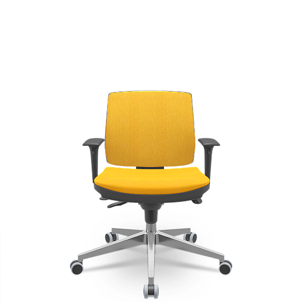 Cadeira Brizza Soft Executiva Amarelo