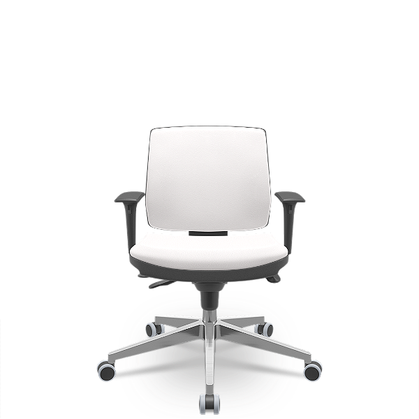 Cadeira Brizza Soft Executiva Vinil Branco