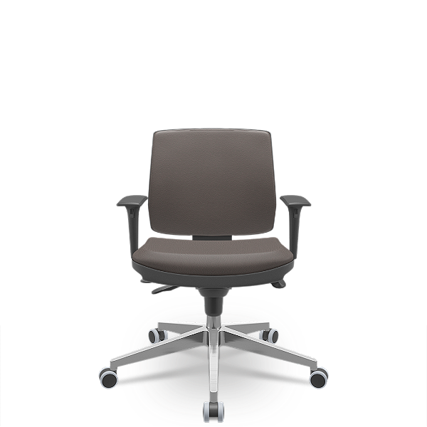 Cadeira Brizza Soft Executiva Vinil Café