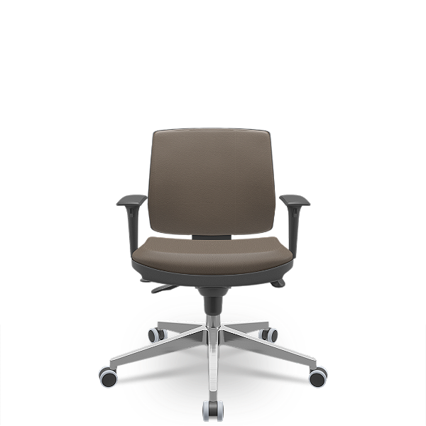 Cadeira Brizza Soft Executiva Vinil Marrom