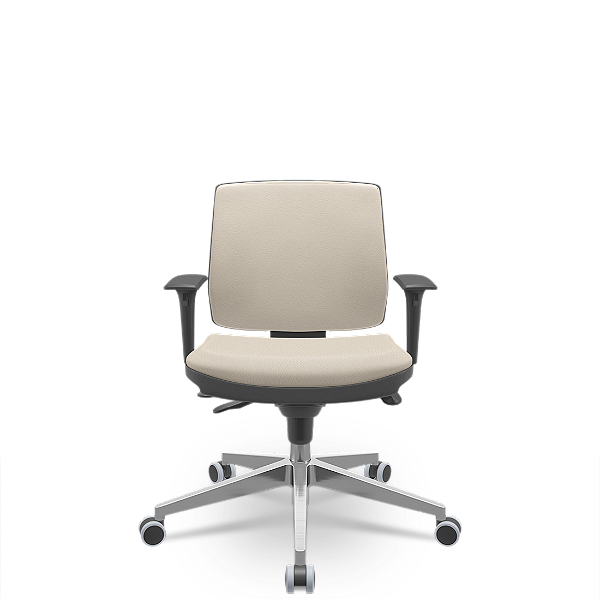 Cadeira Brizza Soft Executiva Vinil Bege
