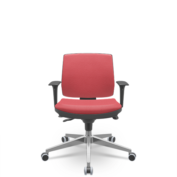 Cadeira Brizza Soft Executiva Vinil Vermelho