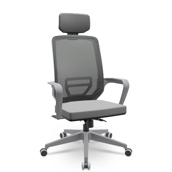 Cadeira Adrix Grafite Facto Dunas Cinza