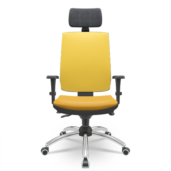 Cadeira Brizza Soft Presidente Facto Dunas Amarelo