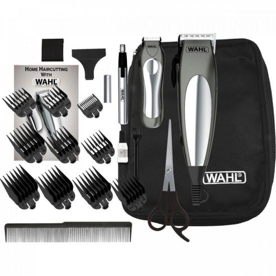 Kit de Máquina de Corte e Aparador Wahl Deluxe Groom Pro 220V [F002]