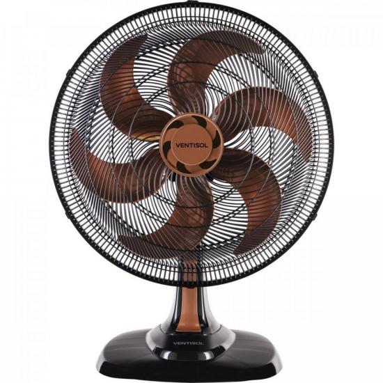 Ventilador de Mesa Ventisol Turbo 6 50cm Bronze 220v [F002]