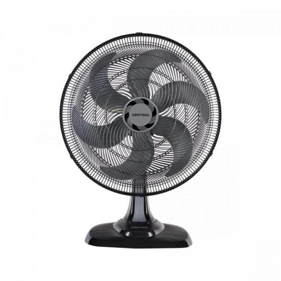 Ventilador de Mesa Ventisol Turbo 6 50cm Preto 220v [F002]