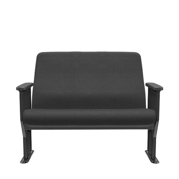 Esibire Poltrona Poliester Preto USB Plus Size