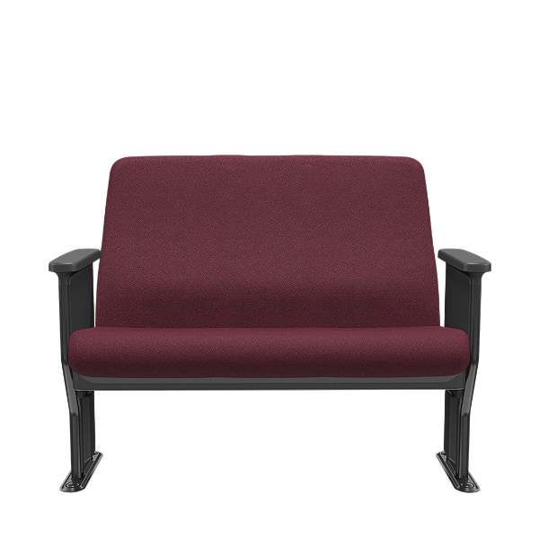 Esibire Poltrona Poliester Vinho USB Plus Size