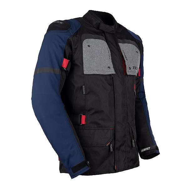 Jaqueta Texx Armor Masc Pret Azul Verm Cinz Xxxxxl 5xl [F016]
