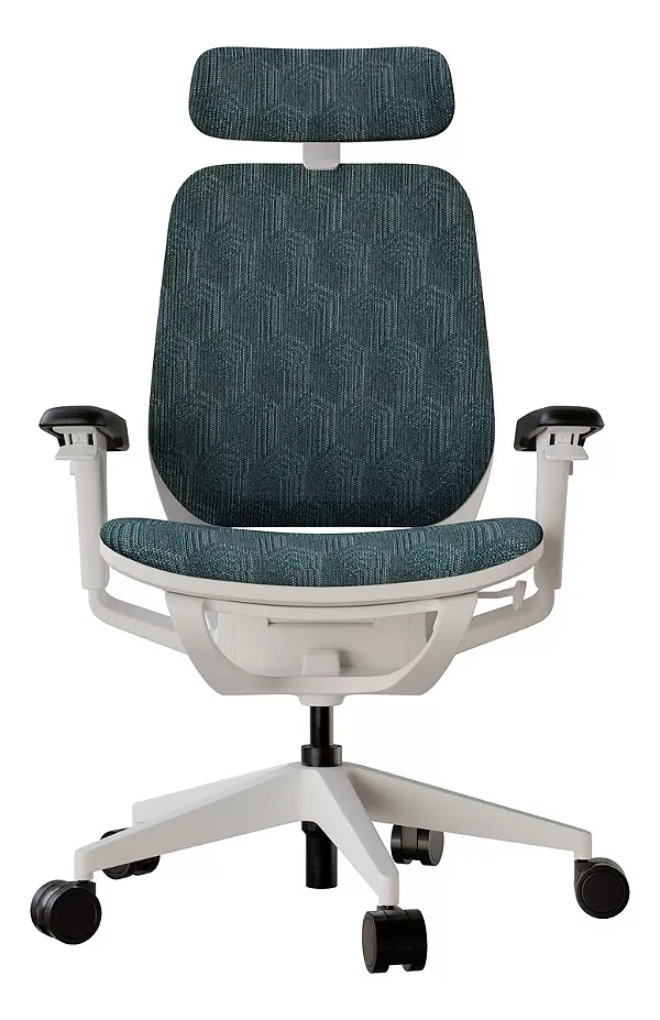 Cadeira de Escritório Elements Joplin Branco/Verde