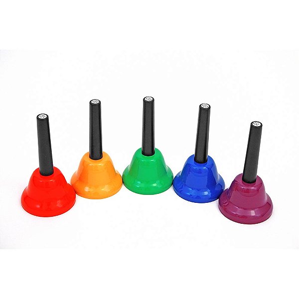 Sinos Com 5 Notas Complementos Cromático Boomwhackers CNHB-C [F035]