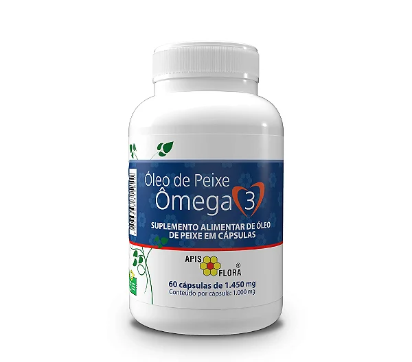 ÓLEO DE PEIXE (ÔMEGA 3) 60 cápsulas de 1 g