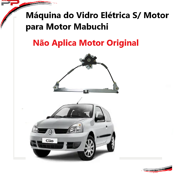 Máquina Vidro Elétrico S/motor Esquerda Clio 99-16 2pt - Mab [F103]