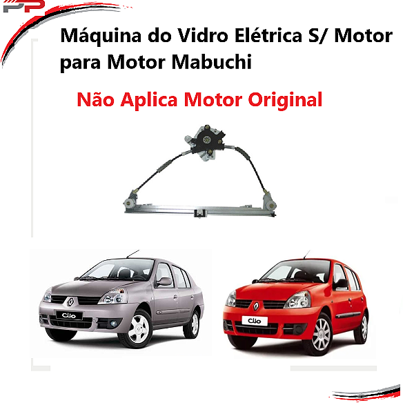 Máquina Vidro Elétrico S/motor Esquerda Clio 99-16 4pt - Mab [F103]