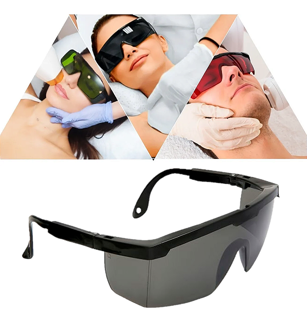 Kit 5 óculos Proteção Raio Laser Luz Pulsada Depilação - UN / 5 [F103]