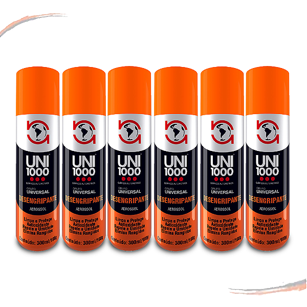 Kit Desengripante Lubrificante Anticorrosivo Uni1000 6 Un. - kit / 6 [F103]