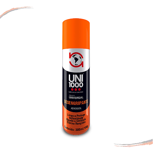 óleo Multiuso Desengripante Spray Lubrificador Uni1000 300ml [F103]