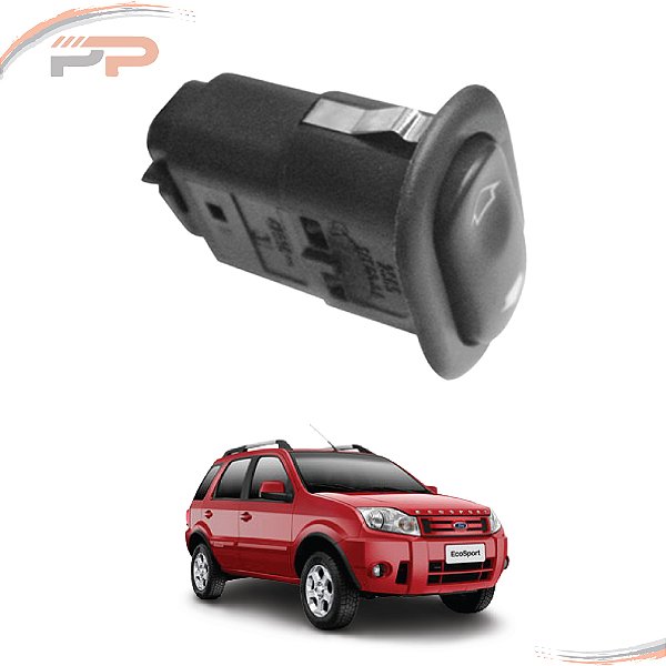 Tecla Acionadora Vidro Elétrico Simples Ecosport 02 A 07 [F103]