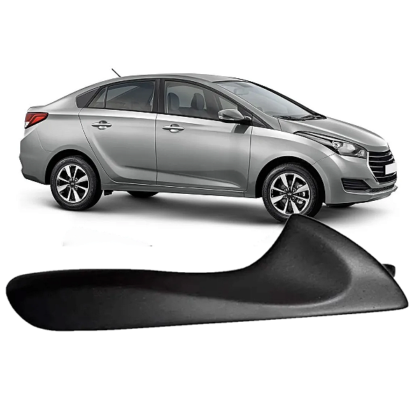 Puxador Maçaneta Interna Preta Hb20 2012 13 A 2020 Direito [F103]