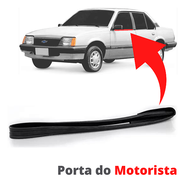 Pestana Interna Porta Motorista Borracha Vidro Dianteiro Monza [F103]