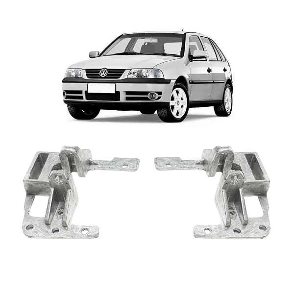 Par Suporte Base Maçaneta Interna Gatilho Porta Gol G3 Metal - UN / 2 [F103]