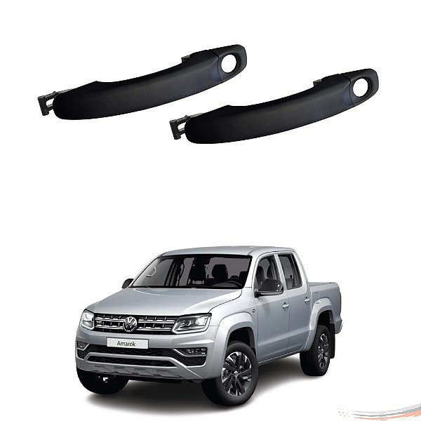 Par Maçanetas Externas Dianteiras C/ Furo Amarok Após 2010 [F103]
