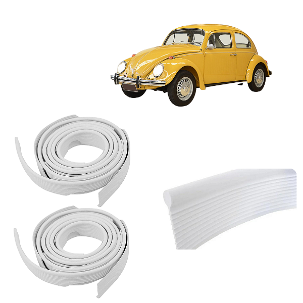 Par Galão Debrum Do Paralama Diant Fusca 59 A 96 Branco - UN / 2 [F103]